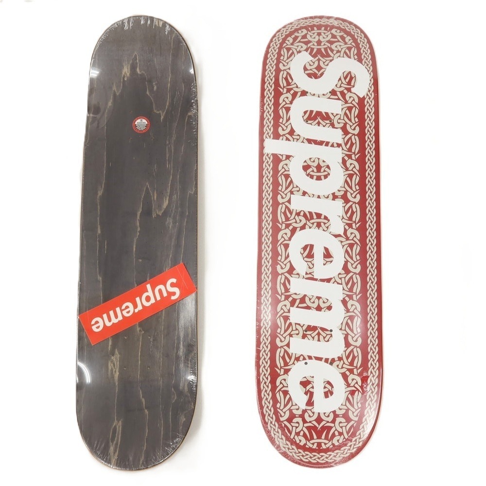 【中古】シュプリーム Supreme 2021年秋冬 Celtic Knot Skateboard スケートボード デッキ スケボー レッド【サイズ8.375 x 32.125】【メンズ】