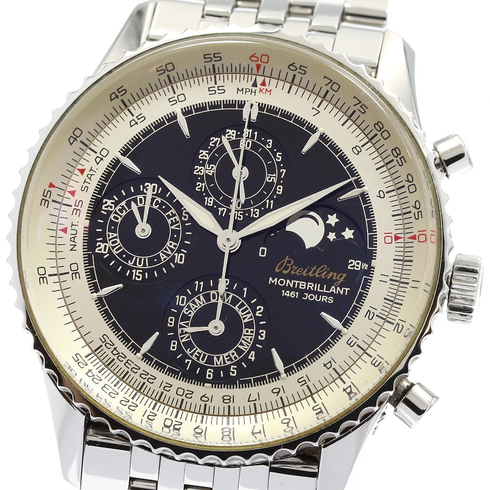 ☆良品 ブライトリング ナビタイマー モンブリラン メンズ 【中古】