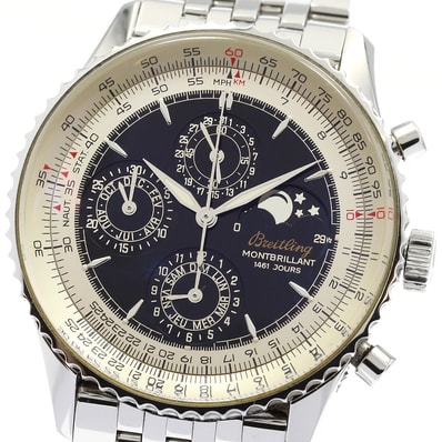 ☆良品 ブライトリング ナビタイマー モンブリラン メンズ 【中古】