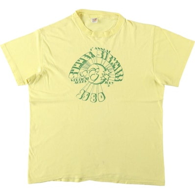 古着 80年代 ヘインズ Hanes 三角タグ プリントTシャツ USA製 メンズL相当 ヴィンテージ/eaa636810