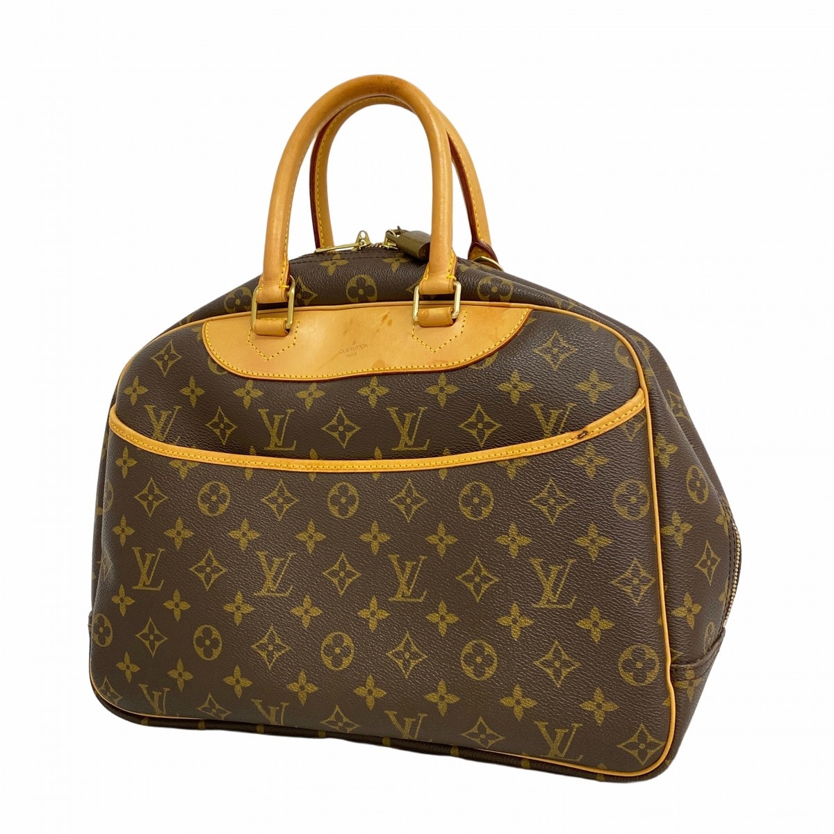 【6ce6232】ルイヴィトン ハンドバッグ モノグラム ドーヴィル M47270 ブラウン【中古】レディース