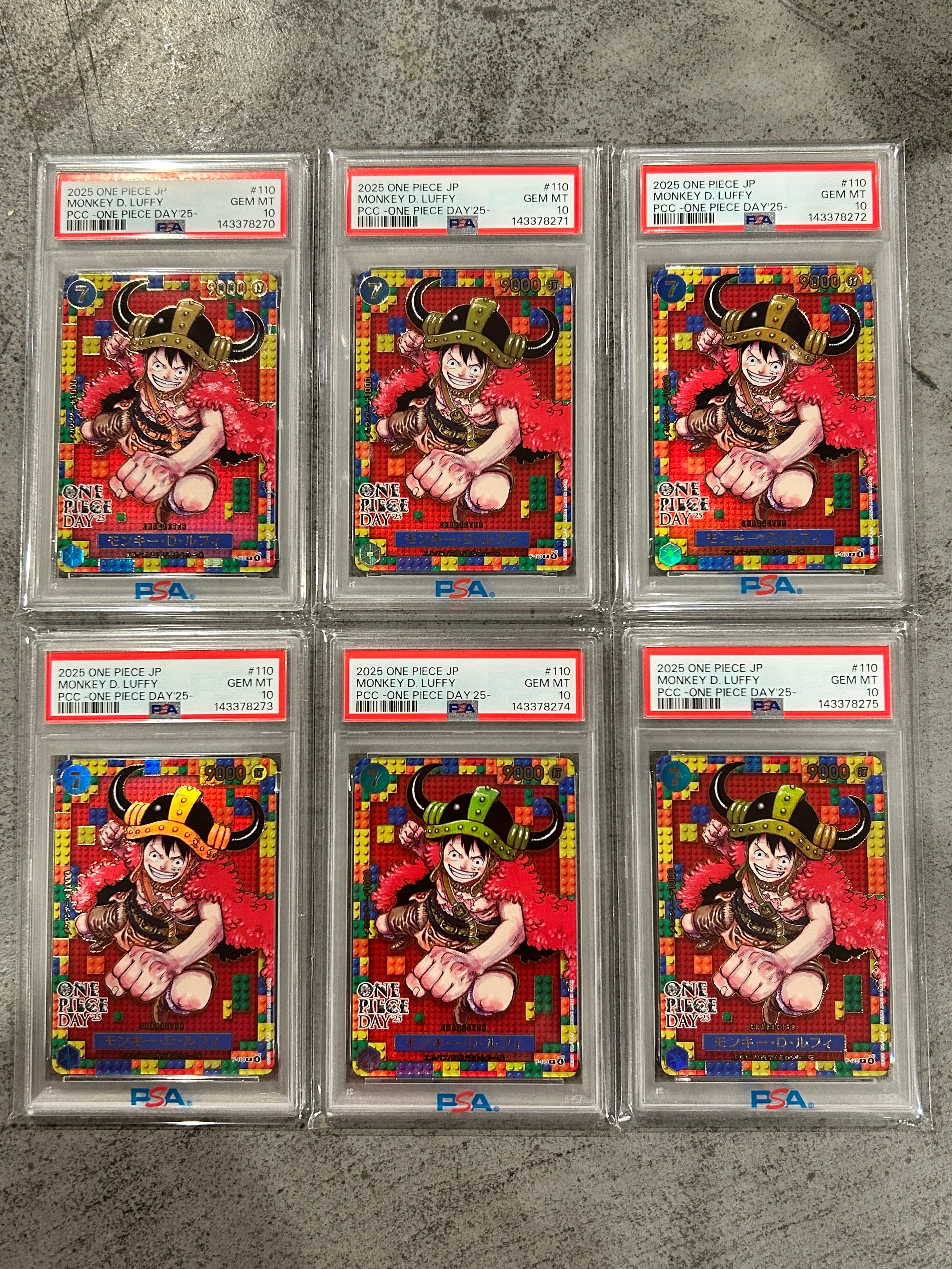 PSA10】モンキー・D・ルフィ P [P-110](プレミアムカードコレクション