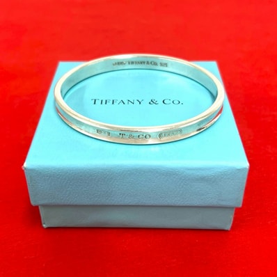 TIFFANY&Co. ティファニー ナロー バングル シルバー925 ブレスレット シルバー
89491