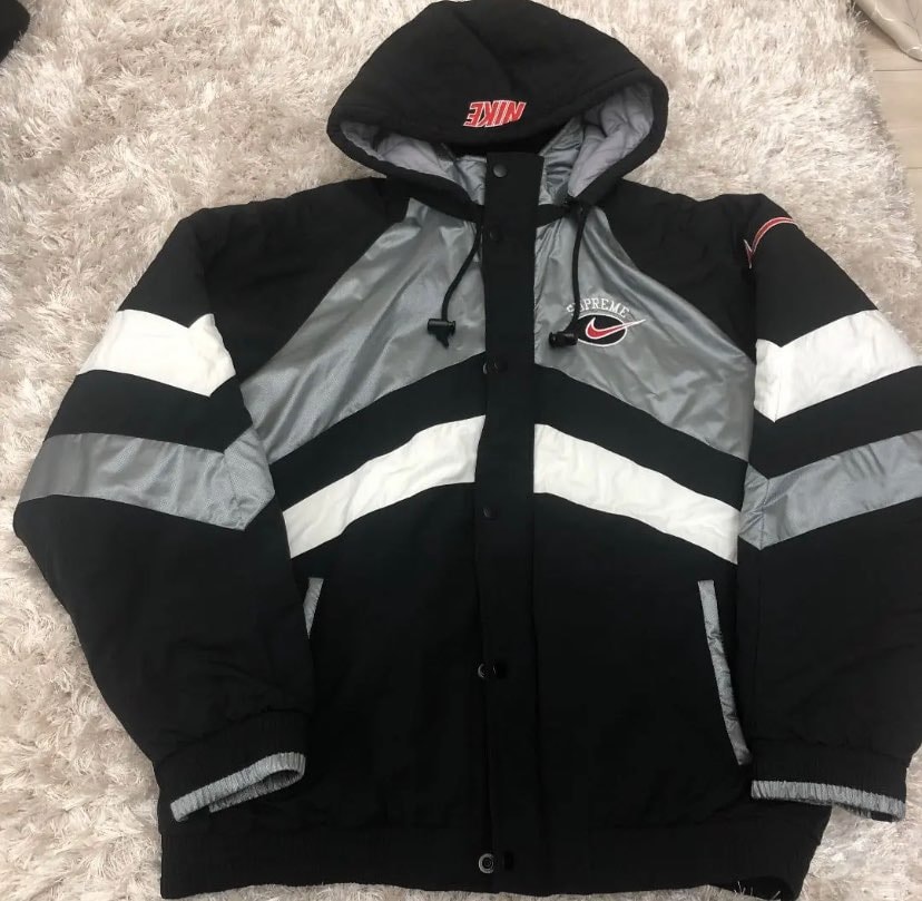 Supreme / Nike Hooded Sport Jacket "Silver"