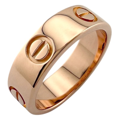 カルティエ ラブ リング 指輪 10号 18金 K18ピンクゴールド レディース CARTIER 中古
