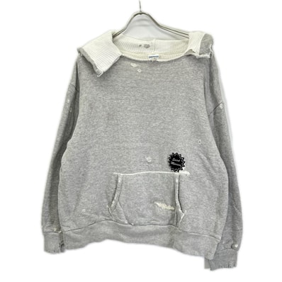 Saint Mxxxxxx 24SS Hoodie_Double Face "Gray"