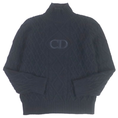 極美品 ディオール オム
セーター ネイビー メンズ M 113M616AT183