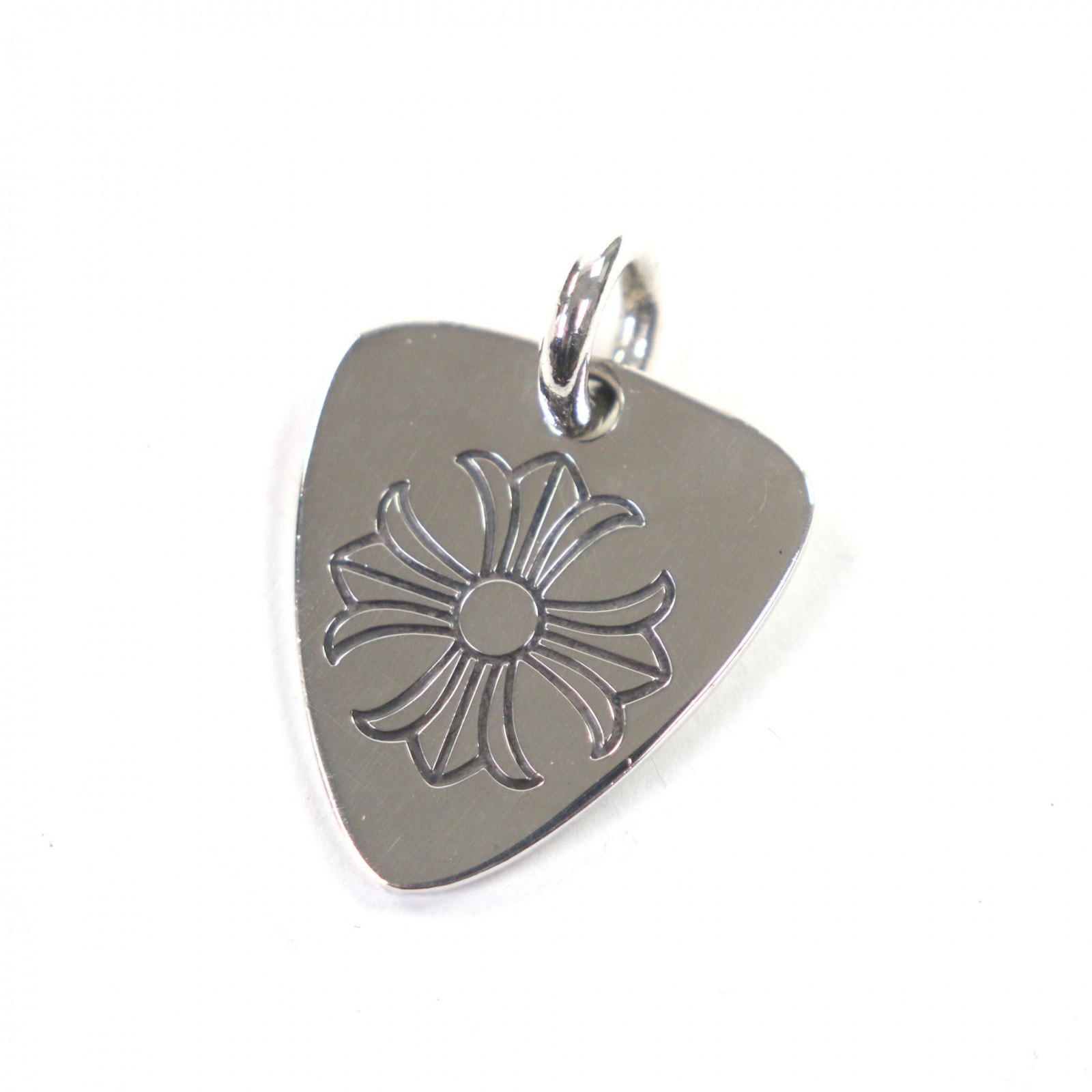 Chrome Hearts Guitar Pick Charm CH Plus "Silver"