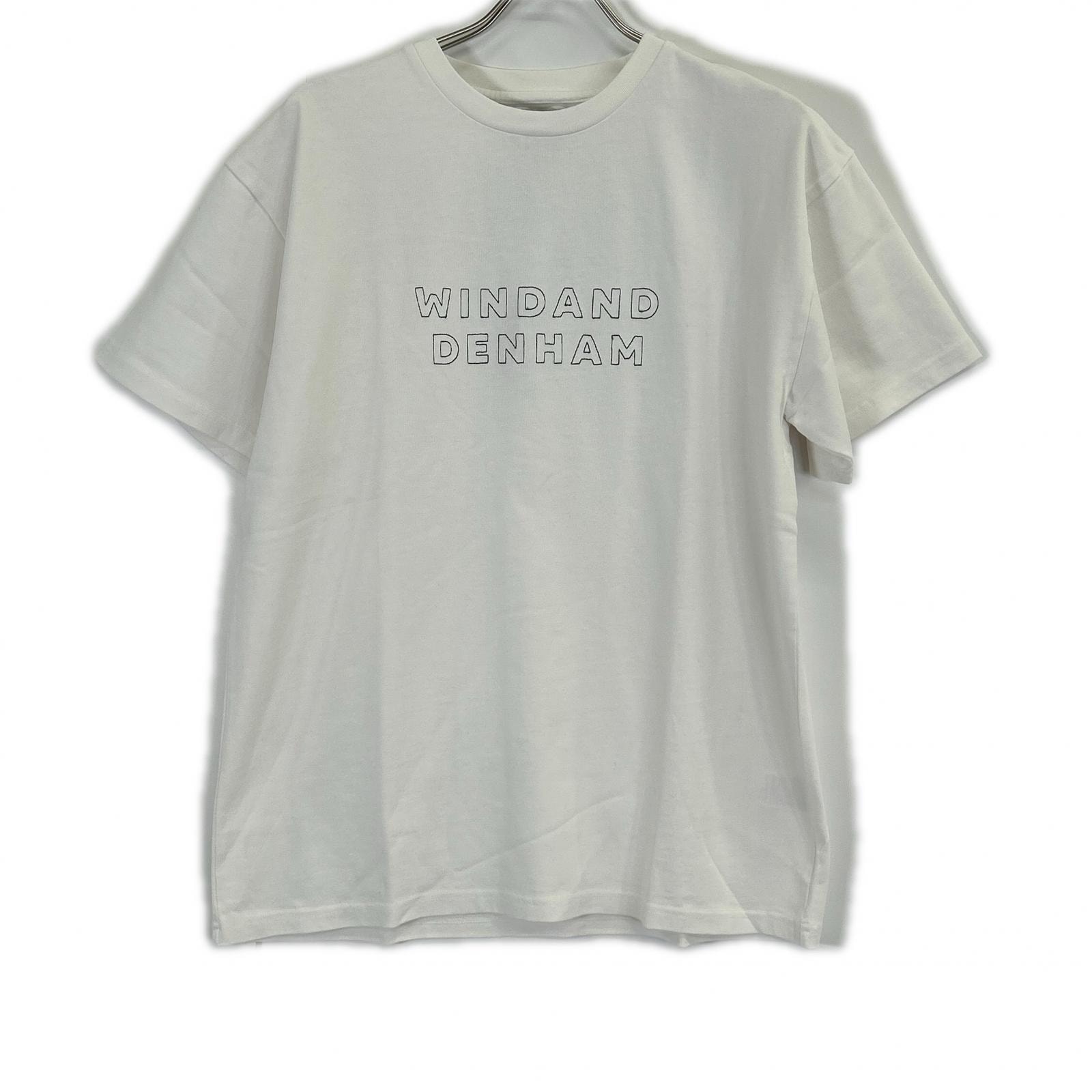 ウィンダンシー ×DENHAM WDS-C-DHM25-Q4-05 ホワイト コットン WINDENHAM SS T-SHIRT S
