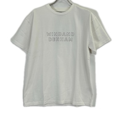 ウィンダンシー ×DENHAM WDS-C-DHM25-Q4-05 ホワイト コットン WINDENHAM SS T-SHIRT S
