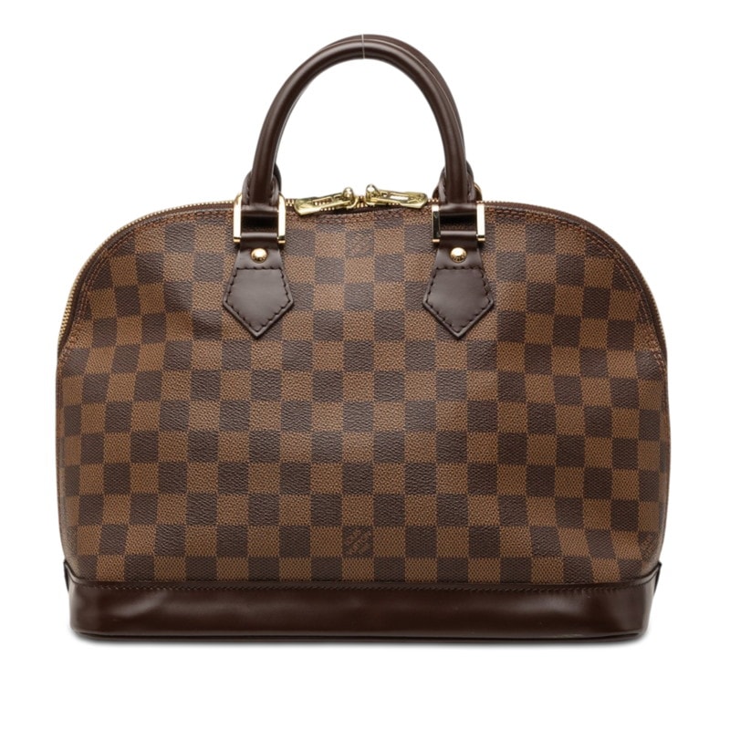 ルイ ヴィトン ダミエ アルマ ハンドバッグ N51131 ブラウン PVC レザー レディース LOUIS VUITTON 【中古】