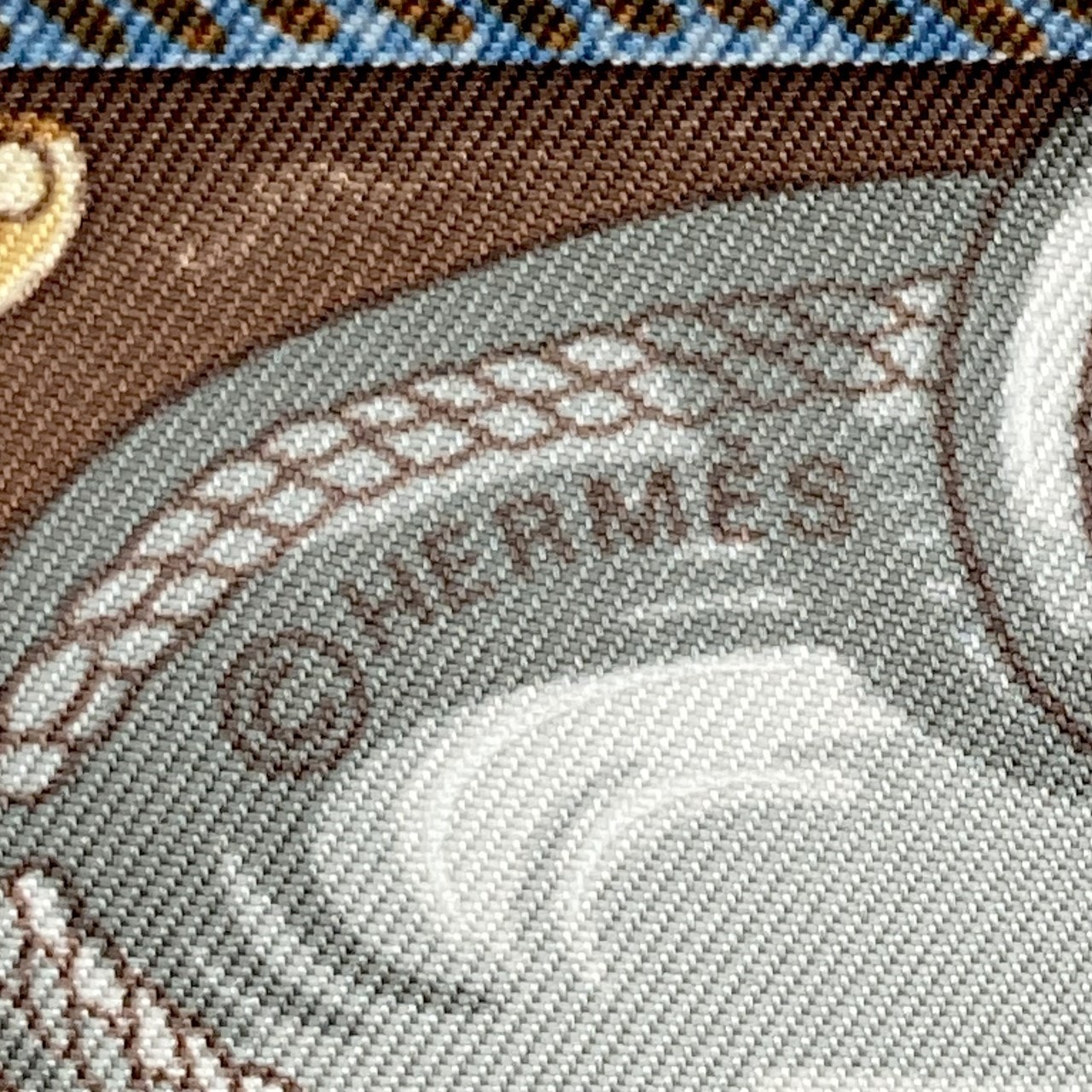 HERMES エルメス　カレ　シルクスカーフ　90 TIBET チベット B (目立った傷や汚れなし)】HERMES（エルメス） Tibet チベット カレ90