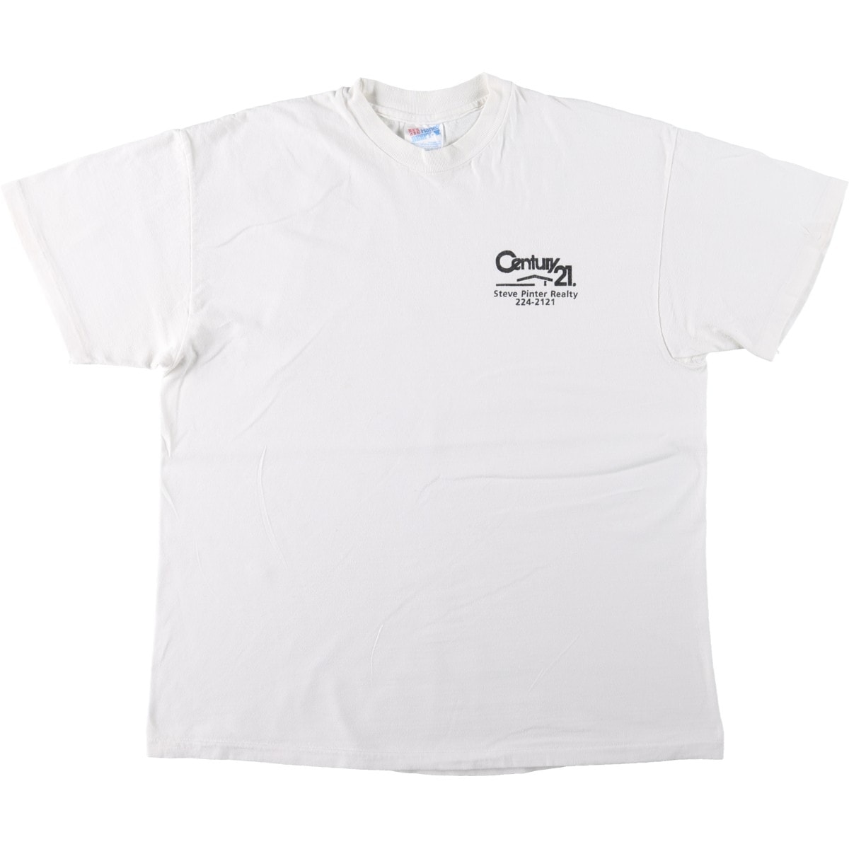 古着 ヘインズ Hanes BEEFY-T CENTURY 21 アドバタイジングTシャツ USA製 メンズL相当/eaa669882