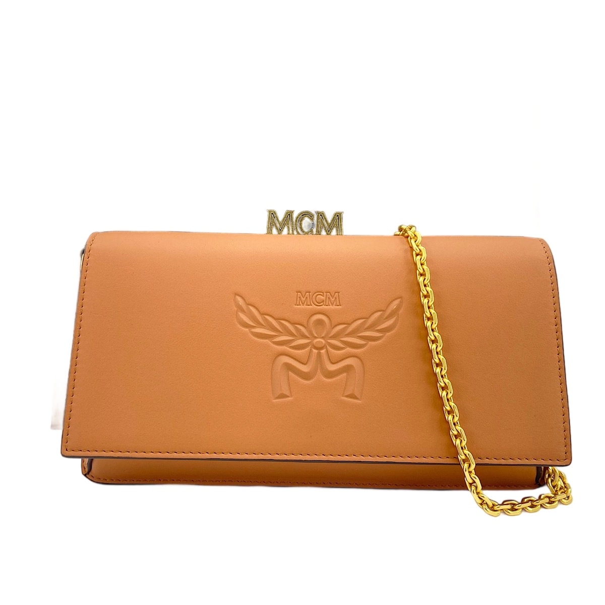 エム・シー・エム MCM レザー ラージヒンメル 2WAY ポーチ【中古】