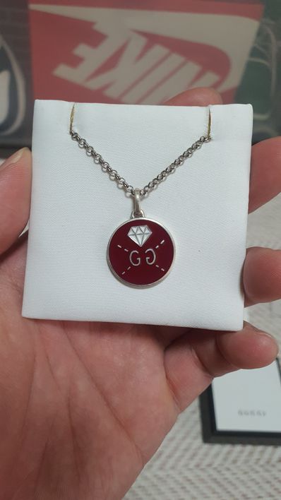 GUCCI Ghost Necklace "Red"