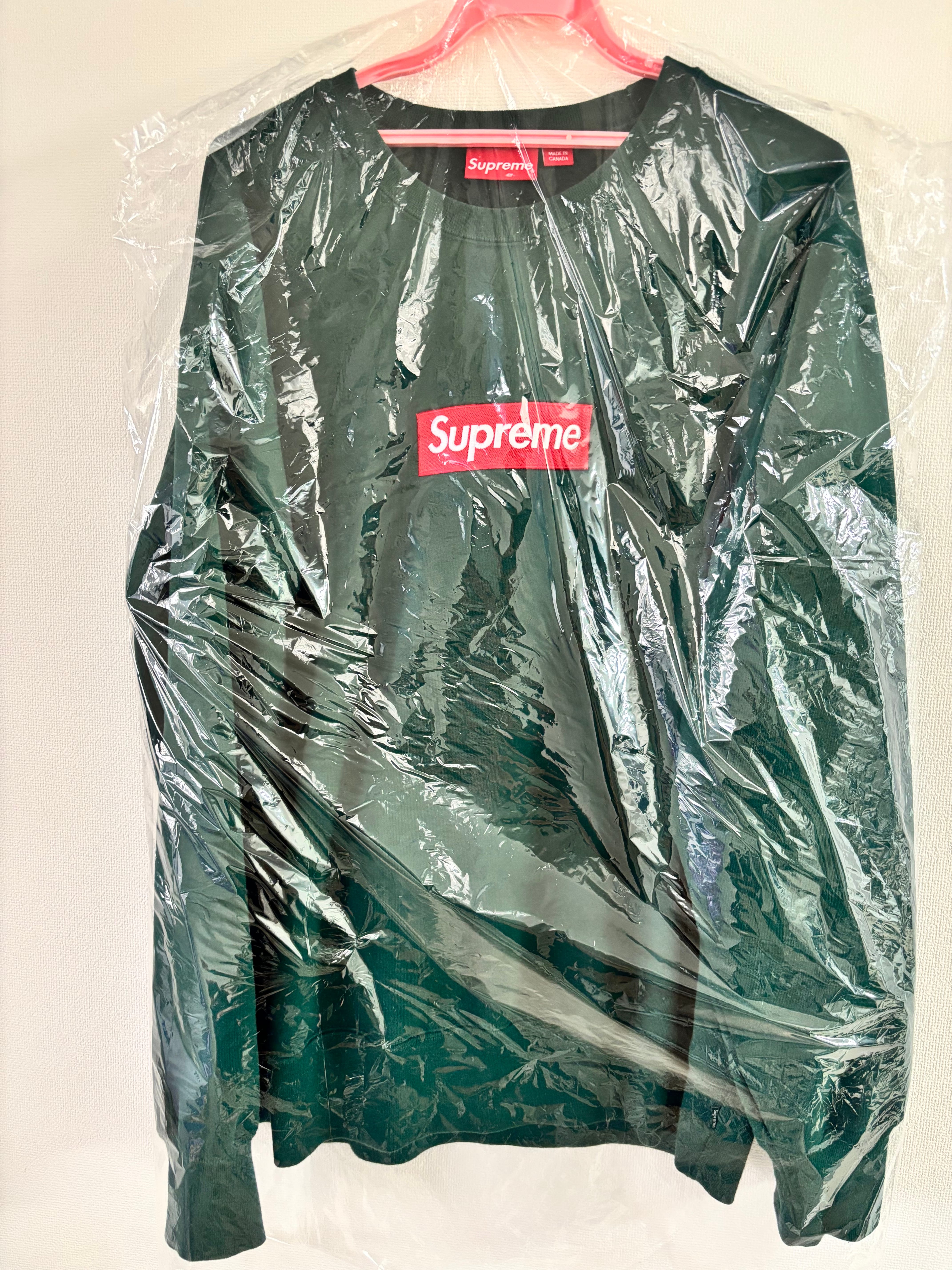 Supreme Box Logo Crewneck "Dark Pine" (22FW)