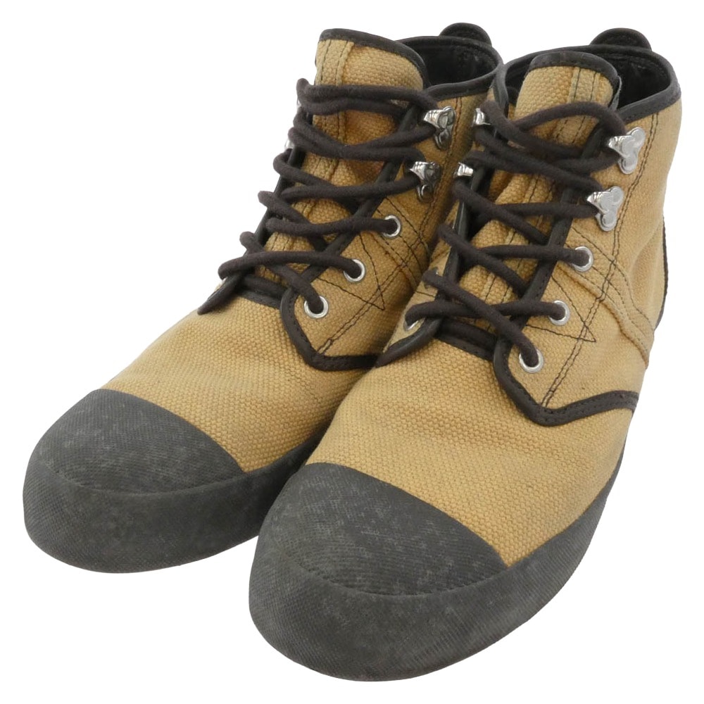 VISVIM ビズビム スニーカー ハイカット キャンバス スニーカー ベージュ系 US10【中古】