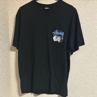 Stussy ROLL THE DICE PIGMENT DYED TEE "Black"