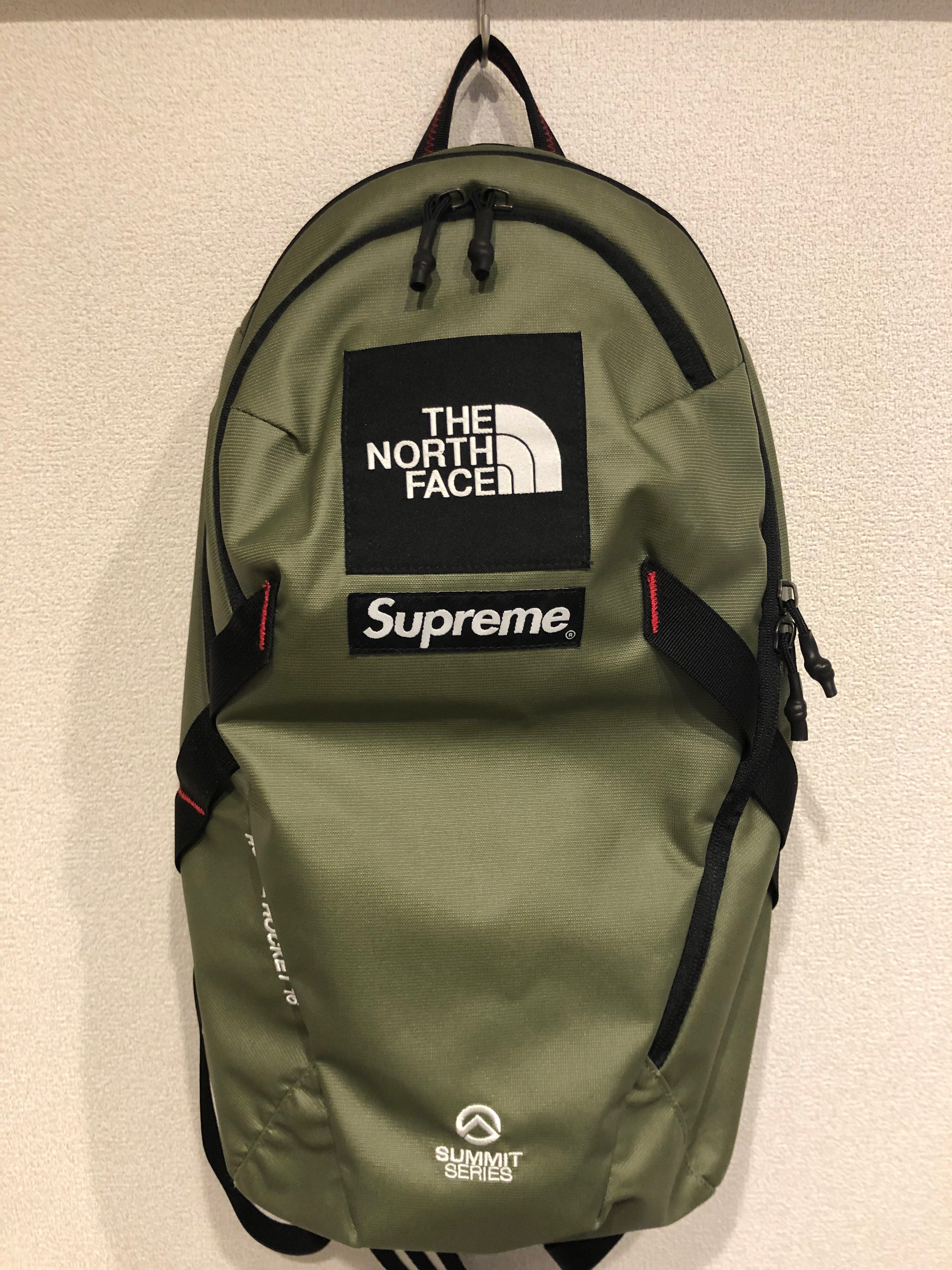 Supreme x The North Face Summit Series Outer Tape Seam Route Rocket Backpack "Olive"