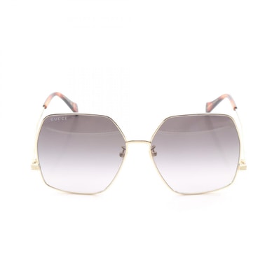 グッチ GUCCI サングラス 衣料品 GP レディース ゴールド系 GG1005S002 【新品】