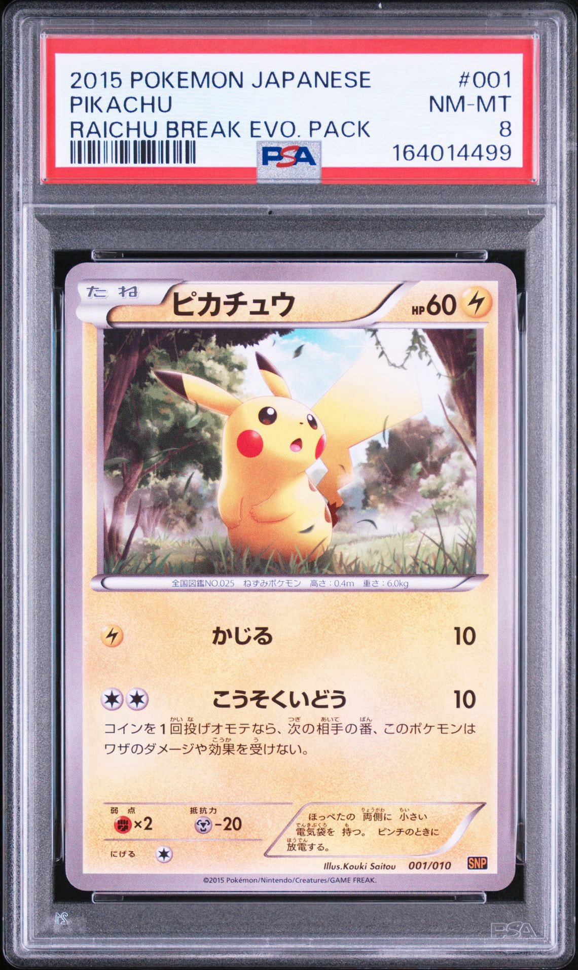 ピカチュウ [SNP-R 001/010](BREAK進化パック「ライチュウBREAK」)通販