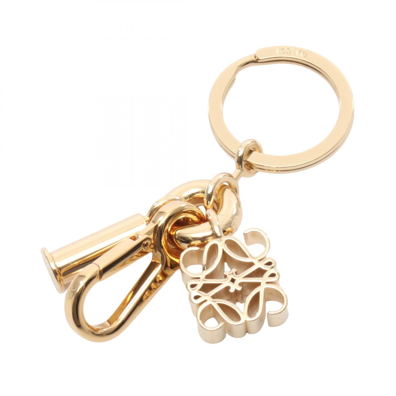 ロエベ LOEWE アナグラム キーリング キーホルダー アクセサリー GP レディース ゴールド系 C554231X338130 【新品】