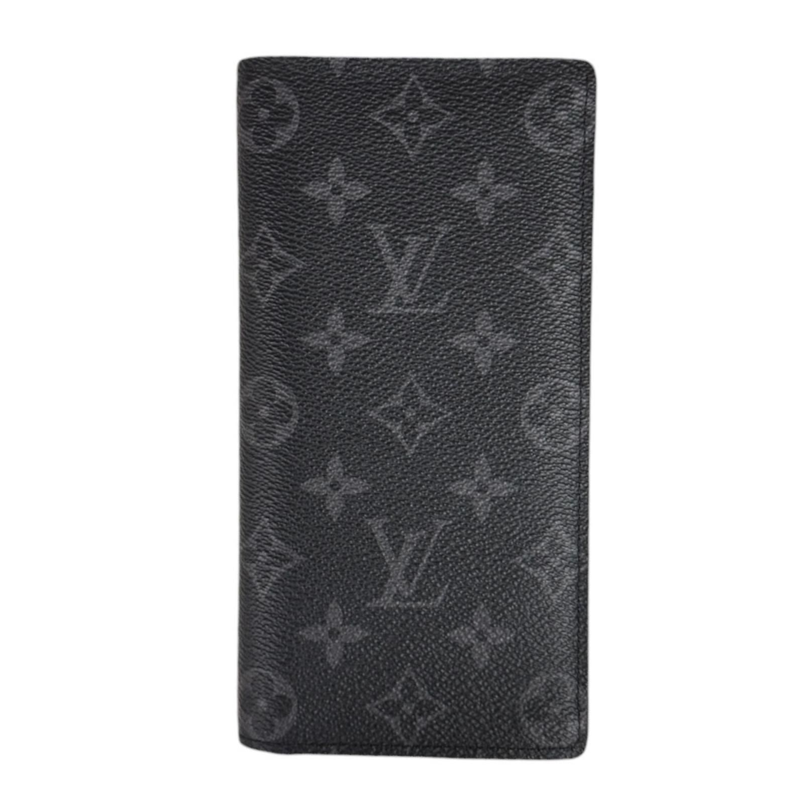 ルイヴィトン ポルトフォイユ ブラザ モノグラムエクリプス 長財布 モノグラムエクリプス M61697 メンズ LOUIS VUITTON  中古