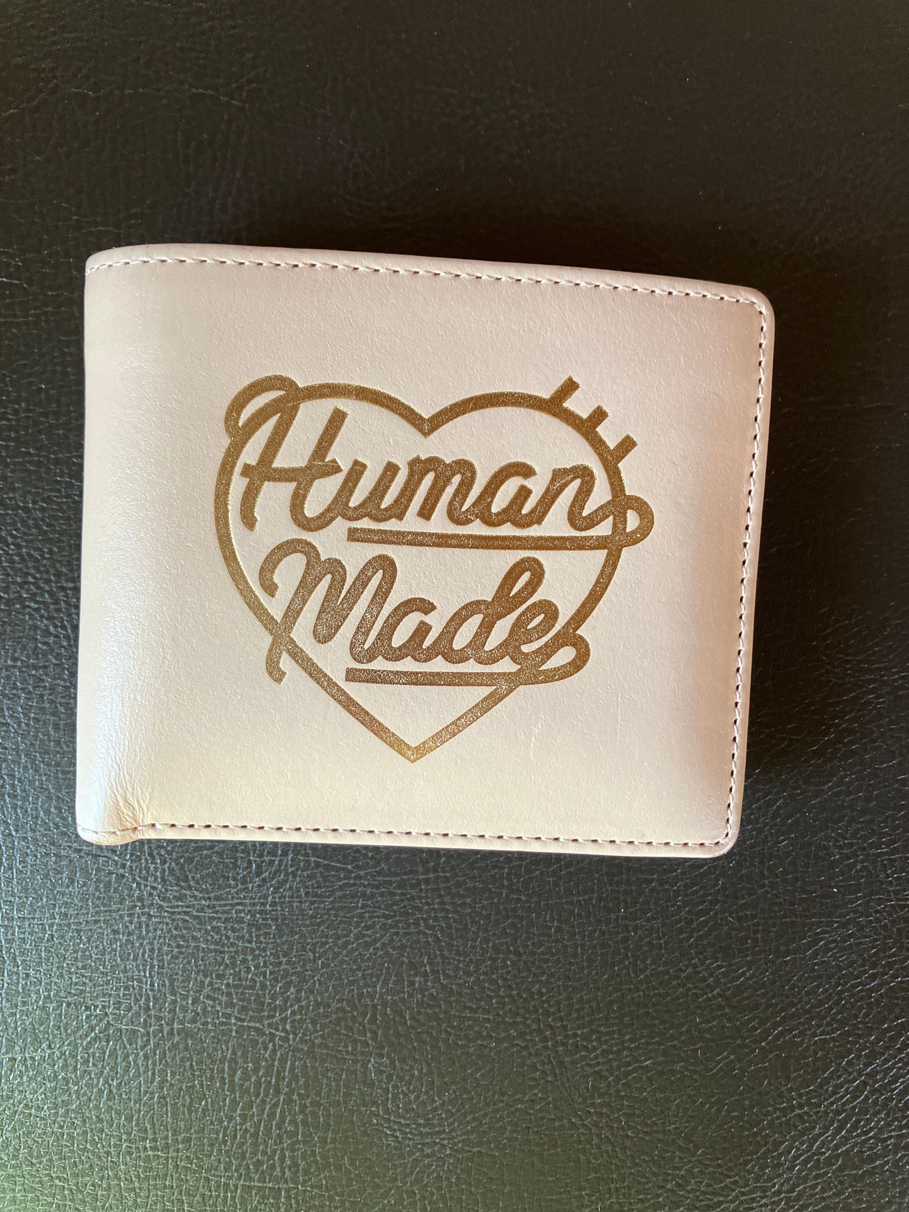 HUMAN MADE Leather Wallet "Beige"