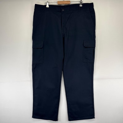 古着 ディッキーズ Dickies パンツ ワークパンツ カーゴ 大きいサイズ w44×L32 ネイビー系 メンズ