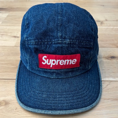 Supreme Washed Chino Twill Camp Cap "Denim"(19SS)