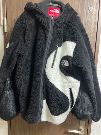 Supreme x The North Face S Logo Hooded Fleece Jacket "Black"