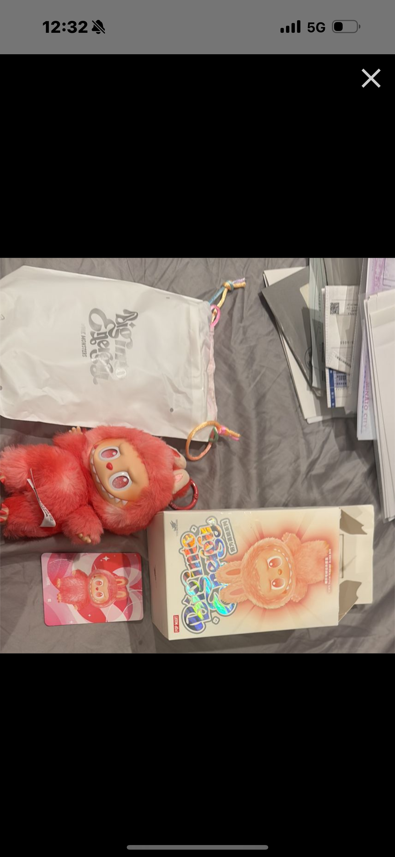 POP MART THE MONSTERS (LABUBU) Big into Energy Series Plush Pendant LOVE