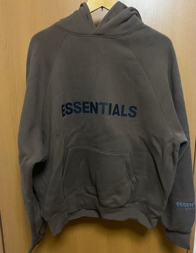 FEAR OF GOD ESSENTIALS / SSENSE 3D Silicon Applique Pullover Hoodie "Rain Drum"