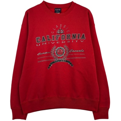 古着 90年代 ジャンスポーツ JANSPORT カレッジスウェットシャツ トレーナー USA製 メンズL相当 ヴィンテージ/eaa624842