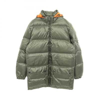 プラダ PRADA ダウンジャケット 衣料品 アウター ナイロン メンズ カーキ系 / オレンジ系 SGB857 【中古】