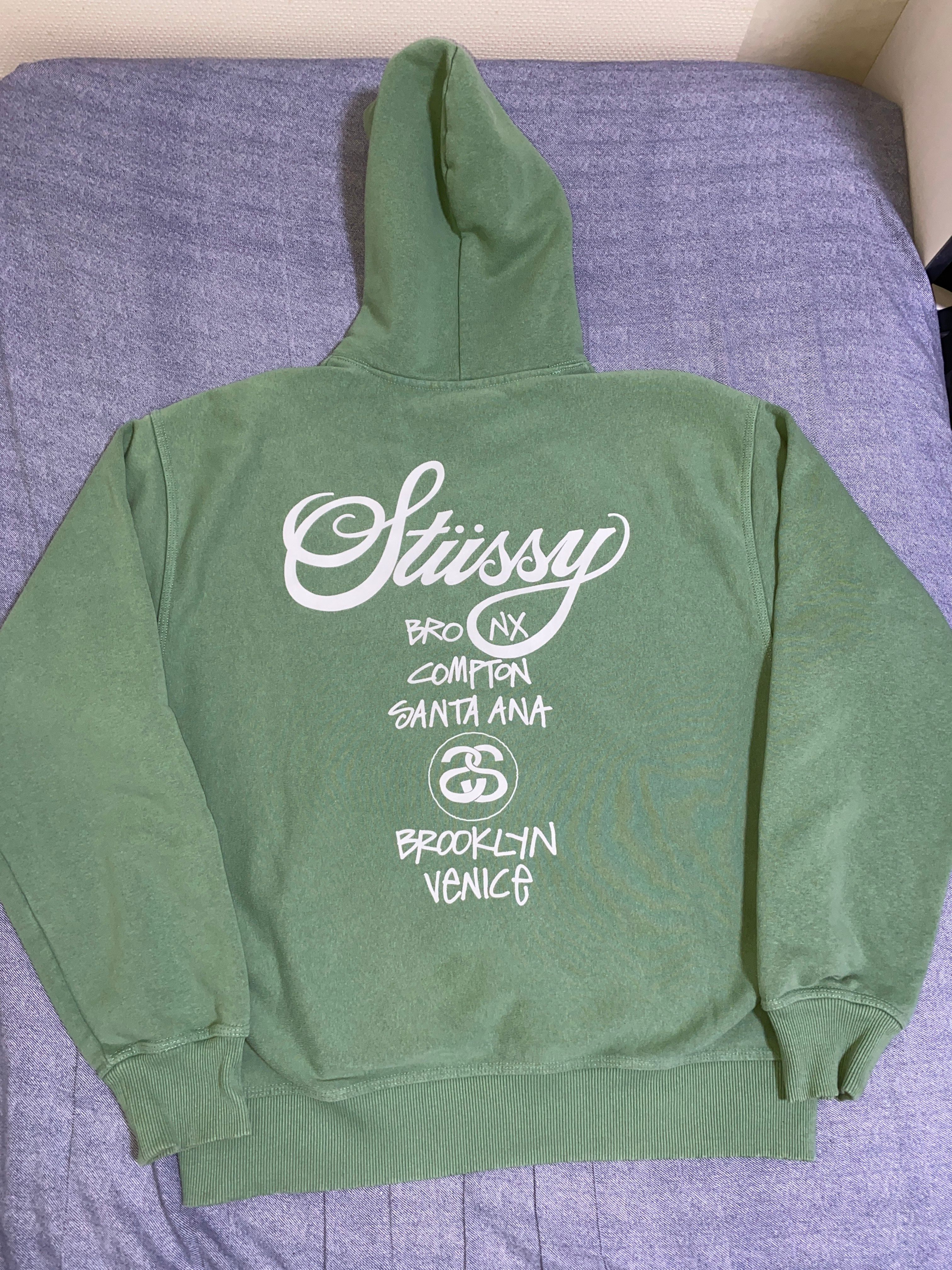 Stussy World Tour Hoodie "Green"