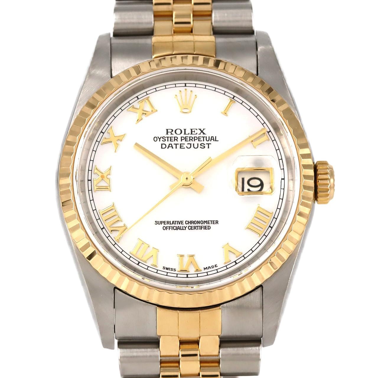 ロレックス デイトジャスト 16233NR SSxYG 自動巻 K番