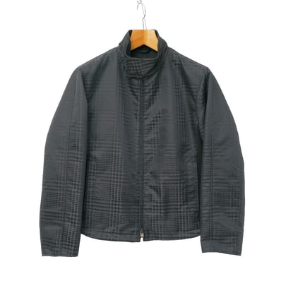 ARMANI COLLEZIONI アルマーニコレッツォーニ ジャケット サイズ48 ハイネック ブルゾン チェック イタリア製 ブランド古着【中古】20260527/RA9529