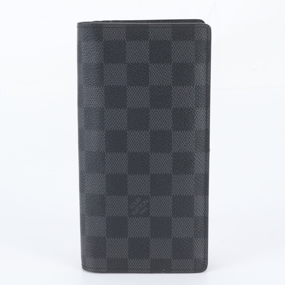 ■極美品 ルイヴィトン ダミエ グラフィット ポルトフォイユ ブラザ