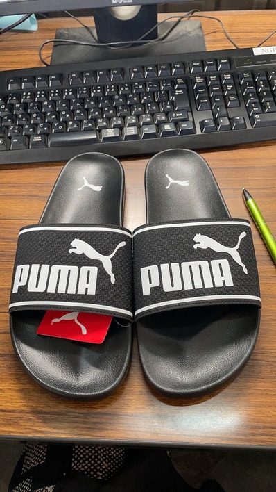 Puma Lead Cat 2.0 Sandals "Black/White"