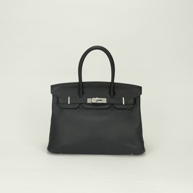 エルメス HERMES バーキン30 バーキン 30 バッグ トートバッグ トゴ ノワール Noir ブラック Black 黒 シルバー金具 ハンドバッグ