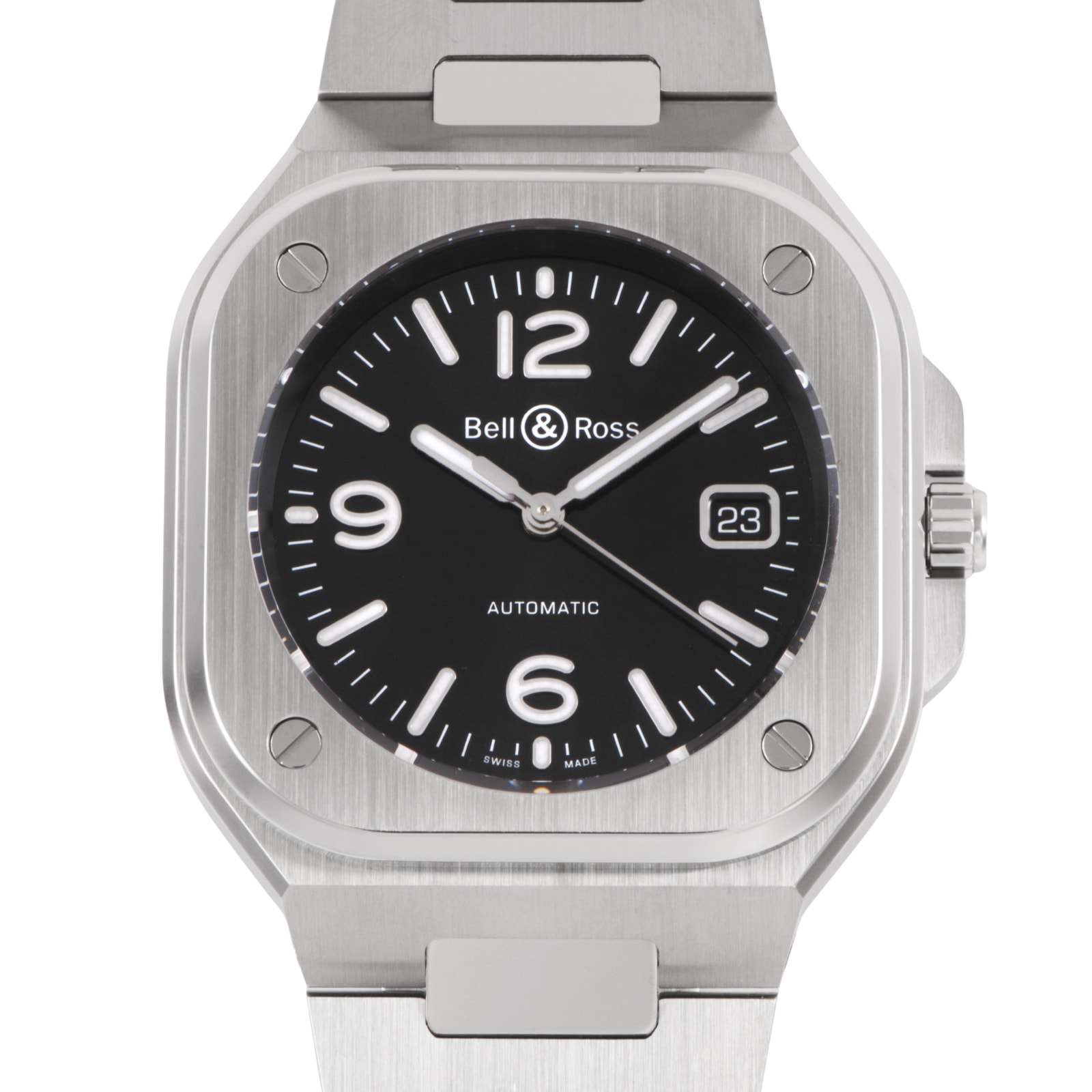 Bell&Ross ベル&ロス BR 05 ブラックスティール BR05A-BL-ST/SST ステンレススチール【中古】
