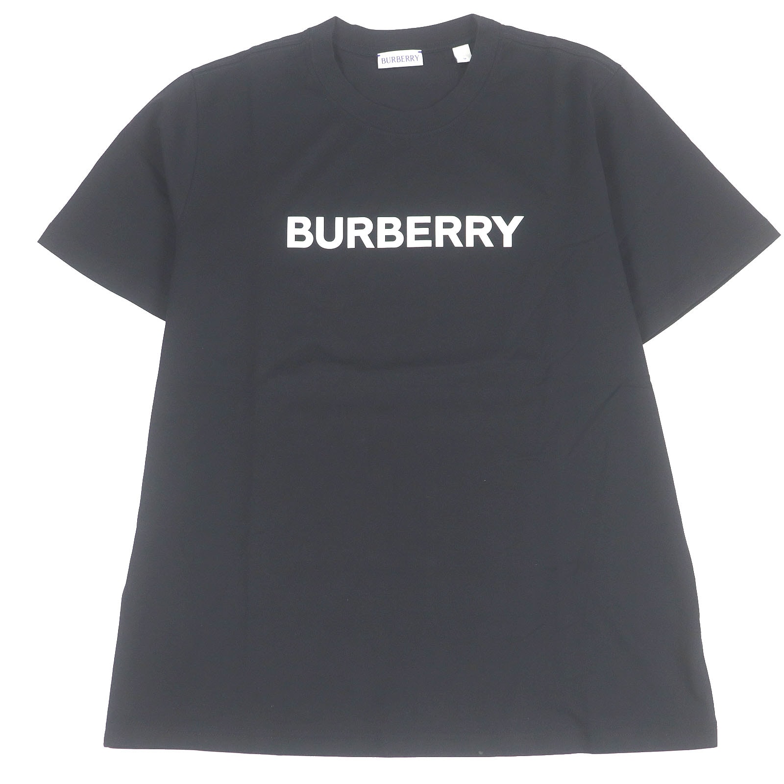 未使用品 バーバリー 半袖Tシャツ ブラック メンズ M 8080324