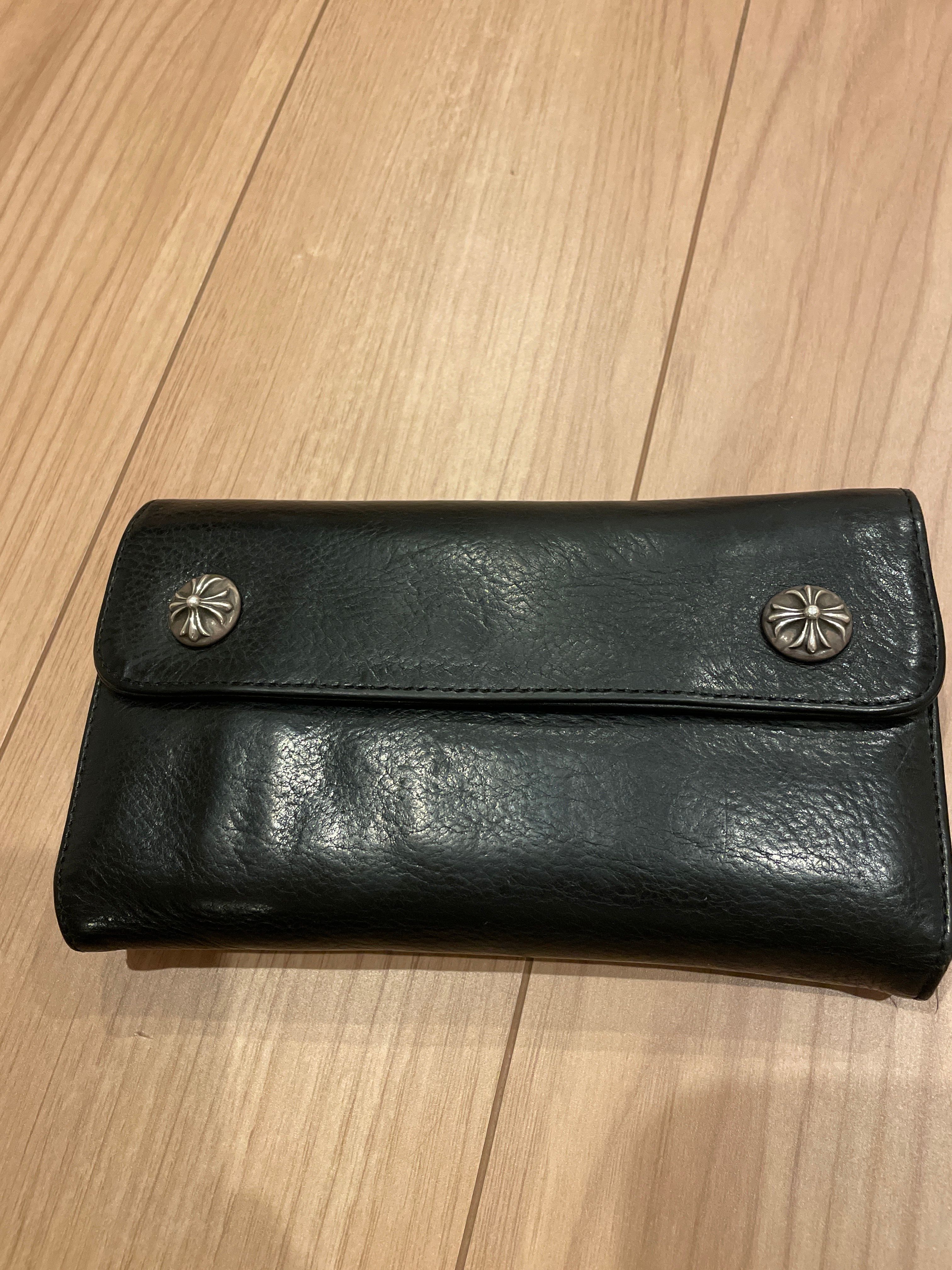 Chrome Hearts Wave Wallet Leather "Black"