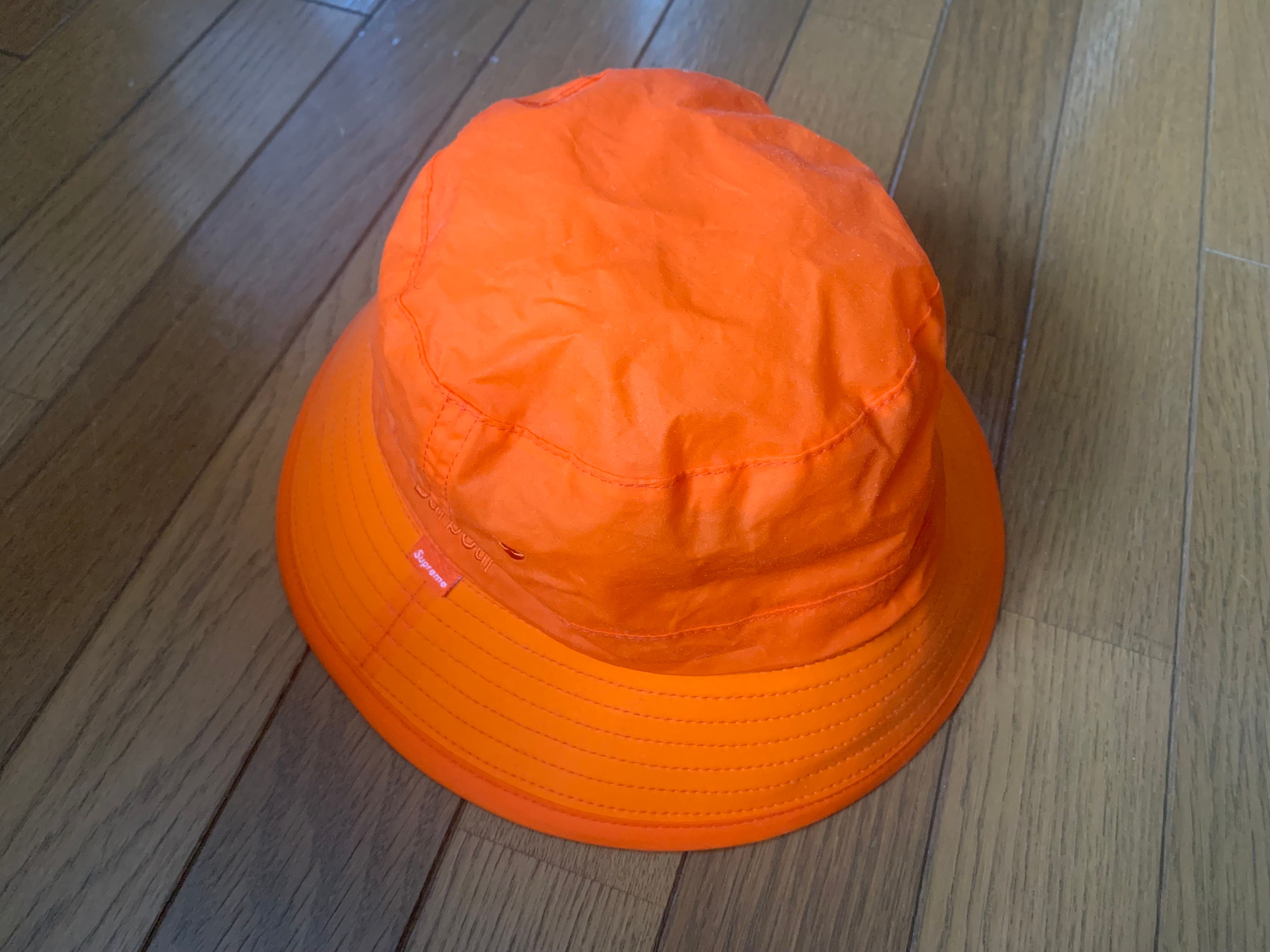 Supreme Barbour Waxed Cotton Crusher "Orange"