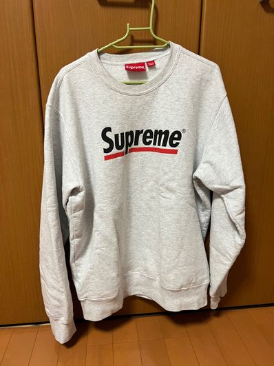 Supreme Underline Crewneck "Grey"