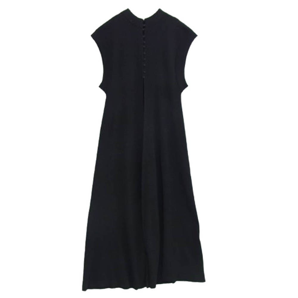 CLANE クラネ ワンピース ノースリーブ ニット ワンピース ブラック系 2【中古】