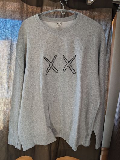 Uniqlo x KAWS x Sesame Street XX Sweatshirt "Gray"