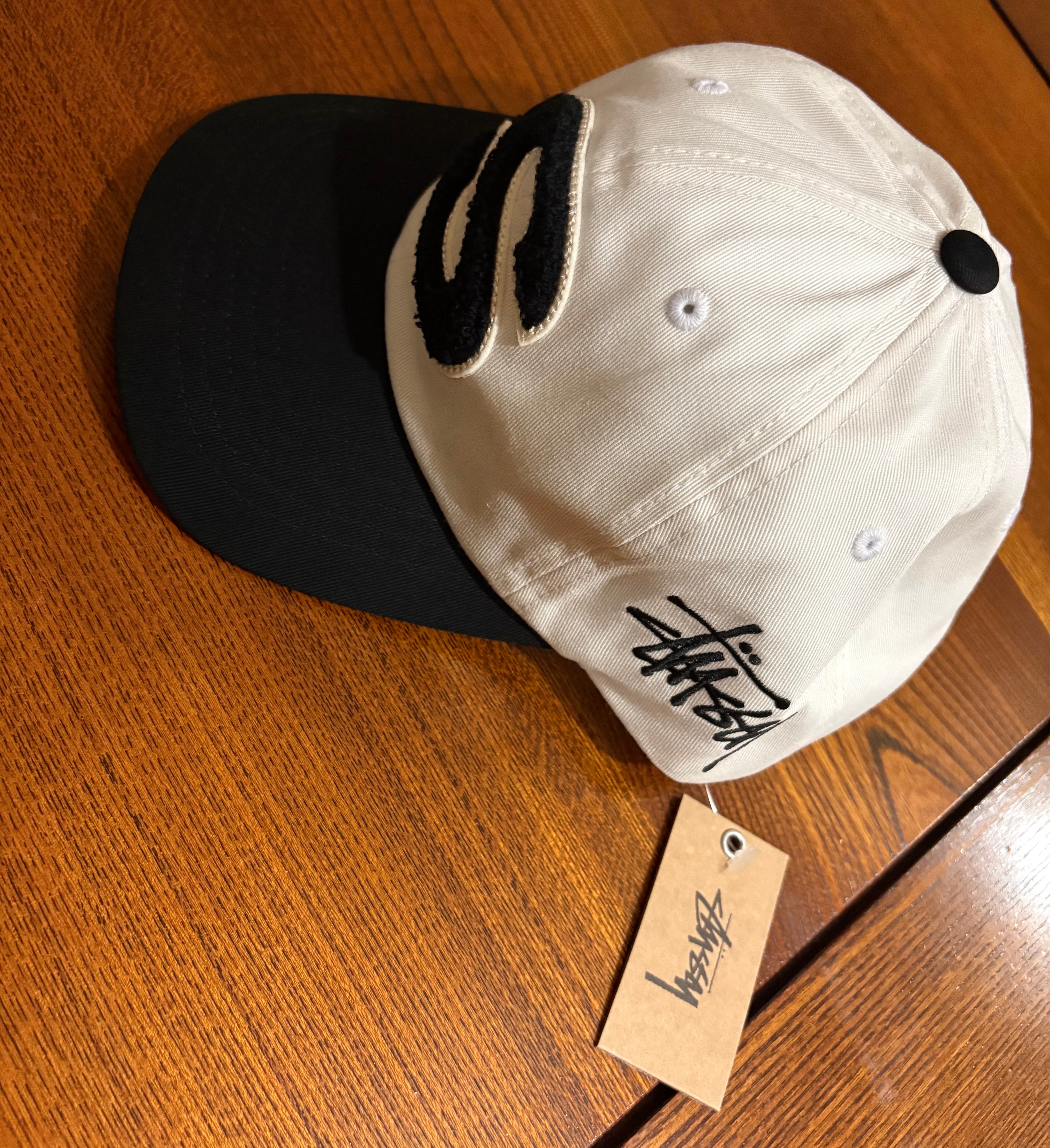 Stussy Low Pro Chenille S Snapback "Natural" 1311061