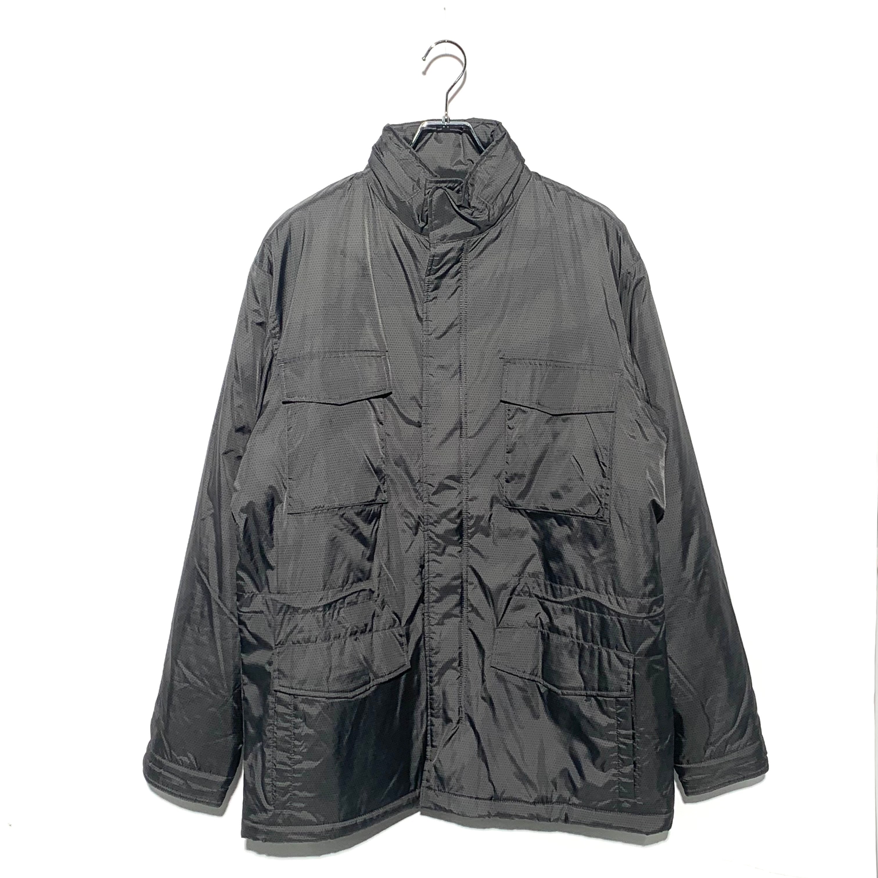STUSSY 00s OLD stussy nylon padded jacket gray
